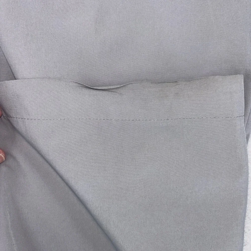 Brooks Brothers Mens Performance Golf Chino Pants Grey 36x32 Zip Back Pockets